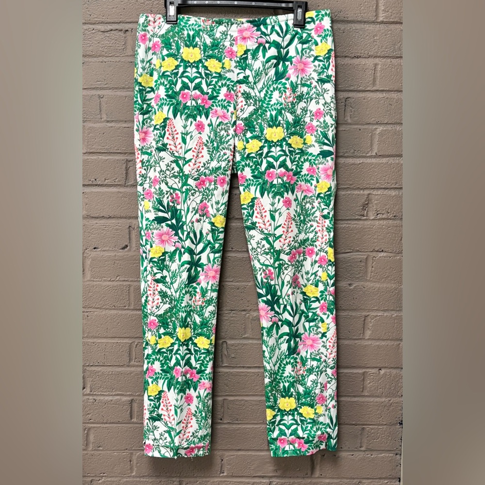 Talbots Flower Garden print pants 6